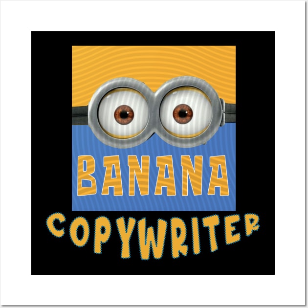 DESPICABLE MINION AMERICA COPYWRITER Wall Art by LuckYA